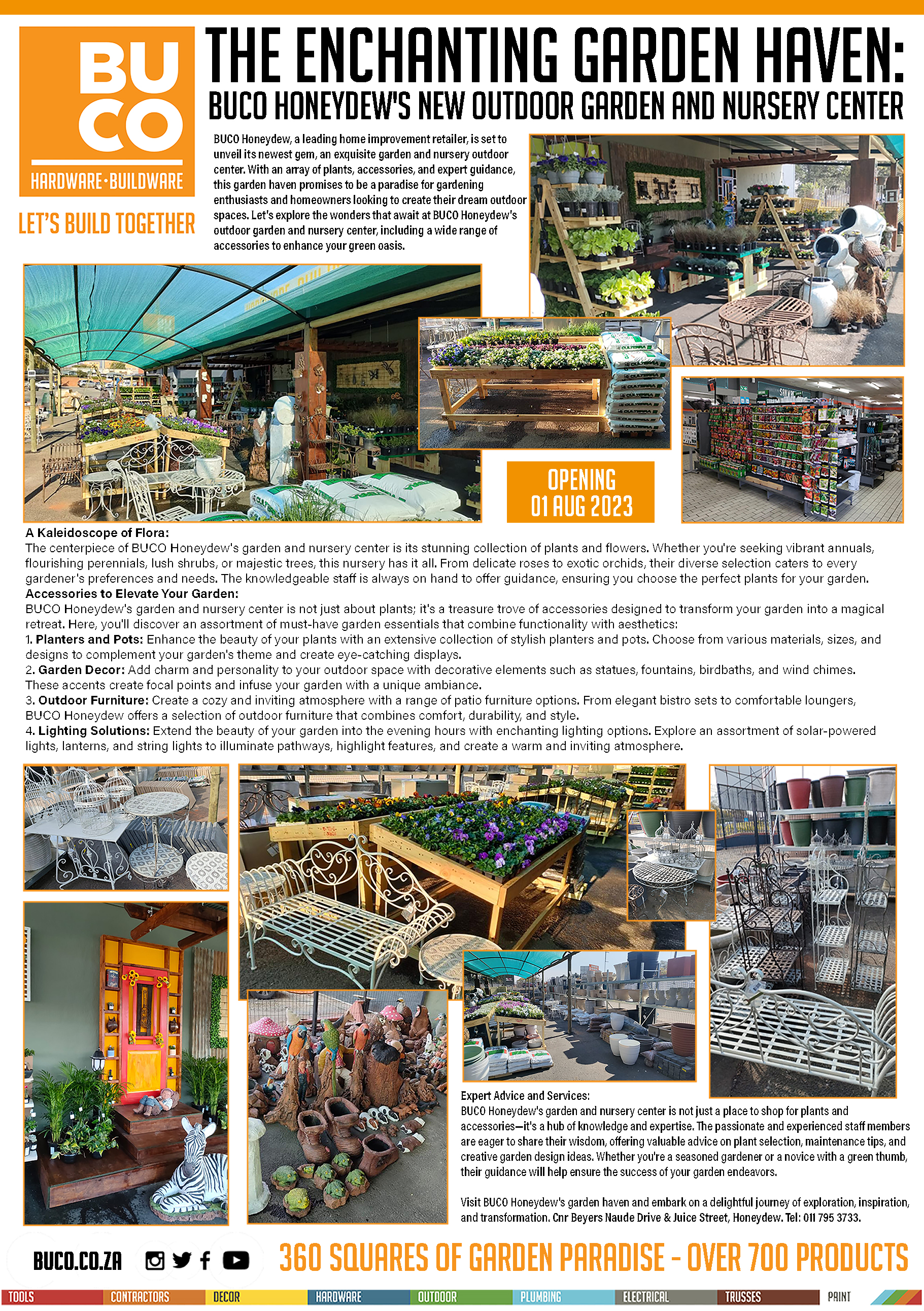 BUCO Honeydew Page One Month-end July 2023