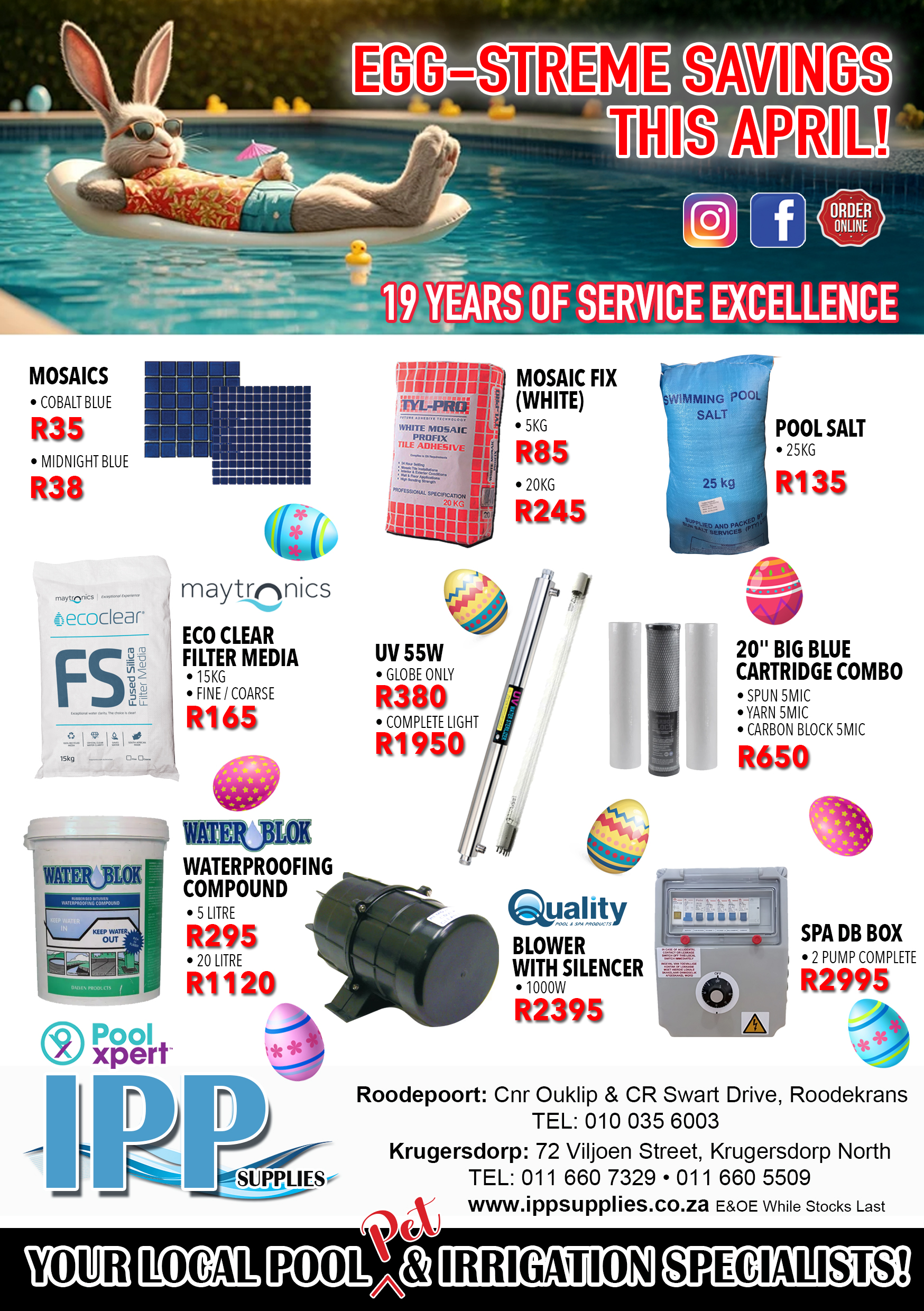 IPP Supplies Page Three Specials Month-end March 2026