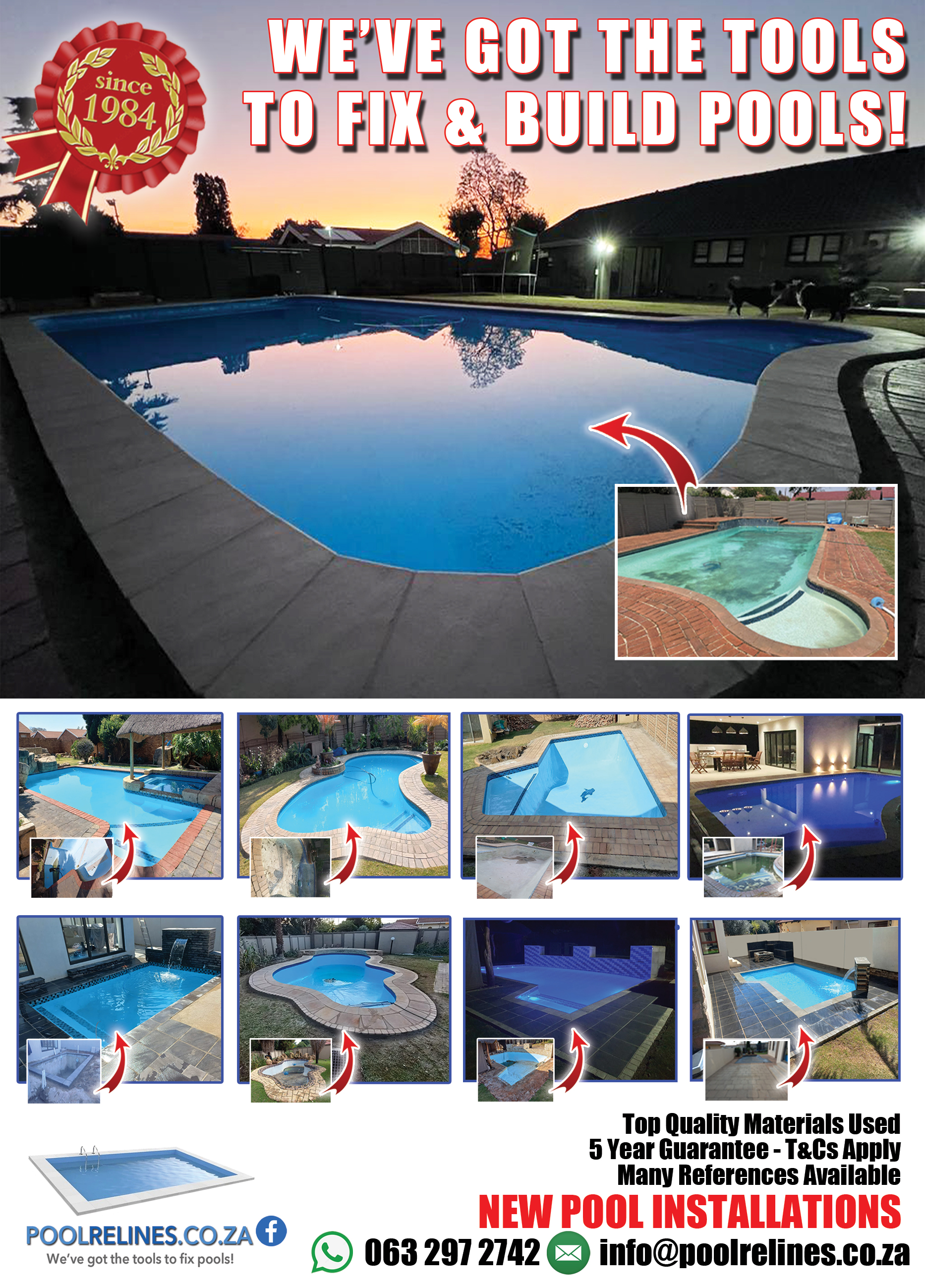 Pool Relines Month-end APRIL 2024